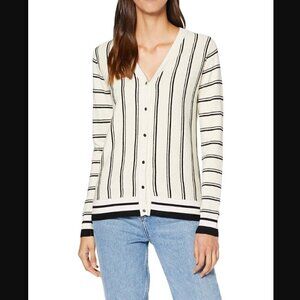 Scotch & Soda Striped V-Neck Cardigan
